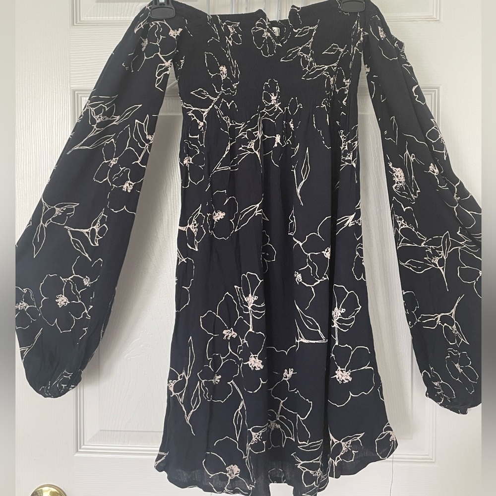 Billabong Floral Off the Shoulder Dress